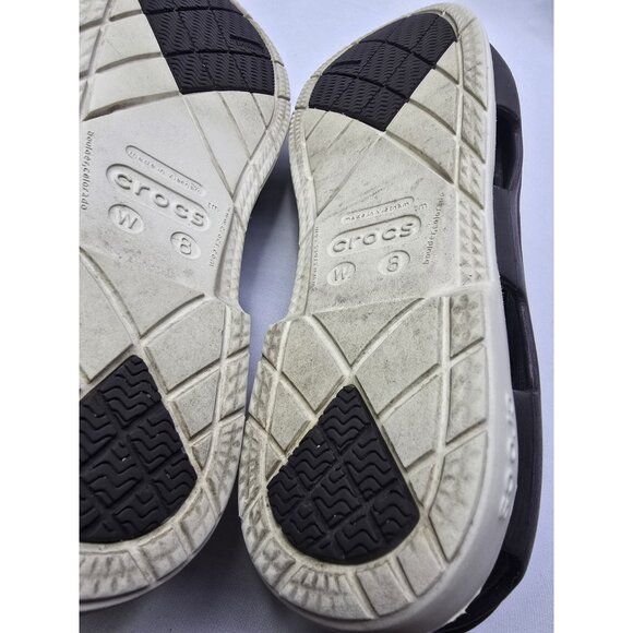 Crocs Women’s Beach Line Boat Shoes Size 8 Brown Lightweight Loafer - Picture 6 of 14